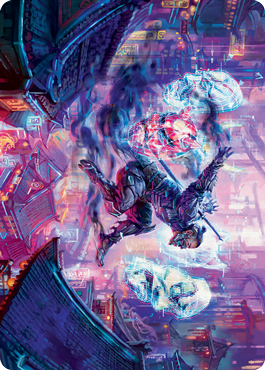 Thousand-Faced Shadow Art Card [Kamigawa: Neon Dynasty Art Series] | I Want That Stuff Brandon