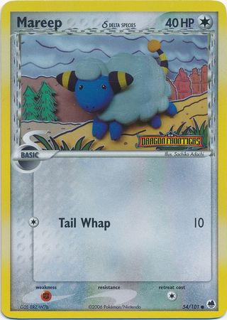 Mareep (54/101) (Delta Species) (Stamped) [EX: Dragon Frontiers] | I Want That Stuff Brandon