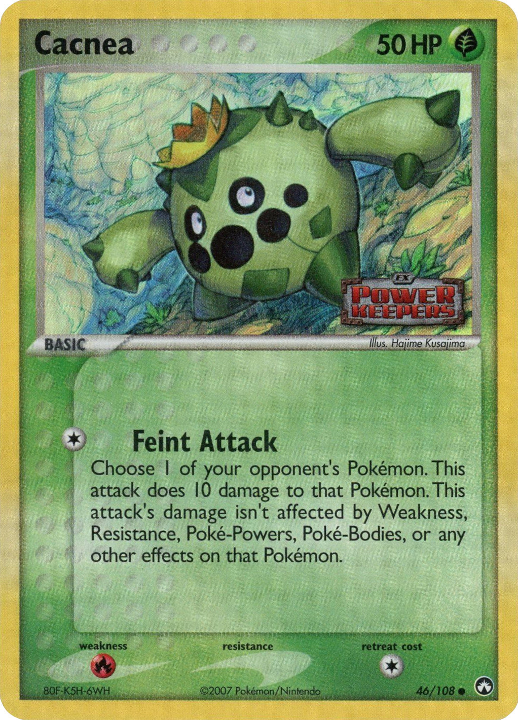 Cacnea (46/108) (Stamped) [EX: Power Keepers] | I Want That Stuff Brandon