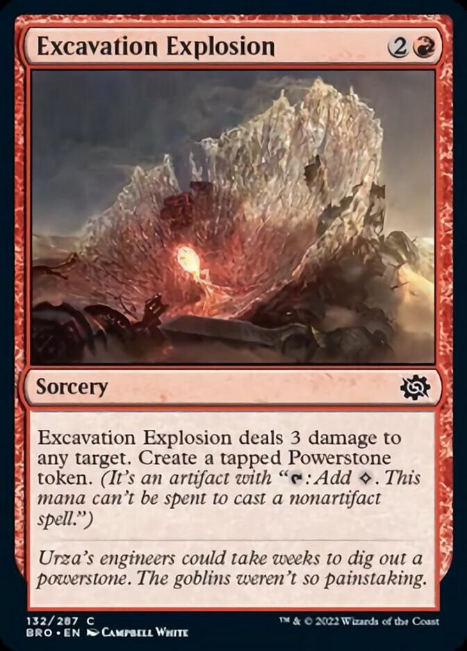 Excavation Explosion [The Brothers' War] | I Want That Stuff Brandon