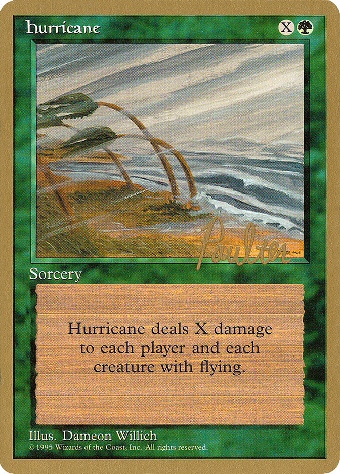 Hurricane (Preston Poulter) [Pro Tour Collector Set] | I Want That Stuff Brandon