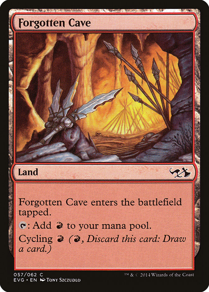 Forgotten Cave (Elves vs. Goblins) [Duel Decks Anthology] | I Want That Stuff Brandon