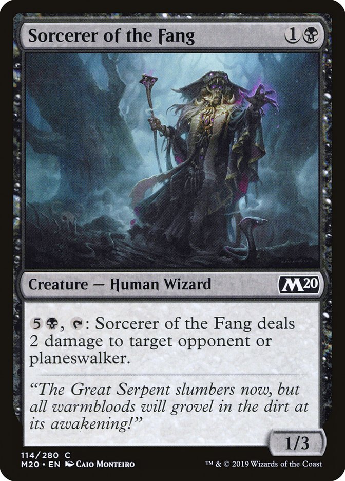 Sorcerer of the Fang [Core Set 2020] | I Want That Stuff Brandon