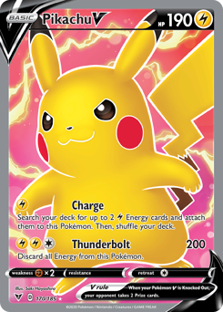 Pikachu V (170/185) [Sword & Shield: Vivid Voltage] | I Want That Stuff Brandon
