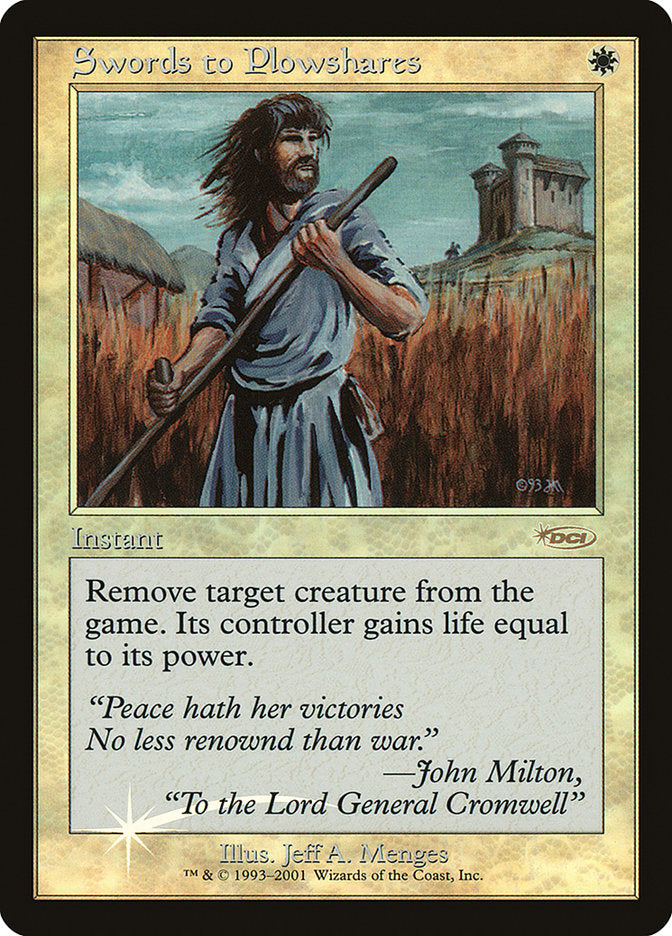 Swords to Plowshares [Friday Night Magic 2001] | I Want That Stuff Brandon