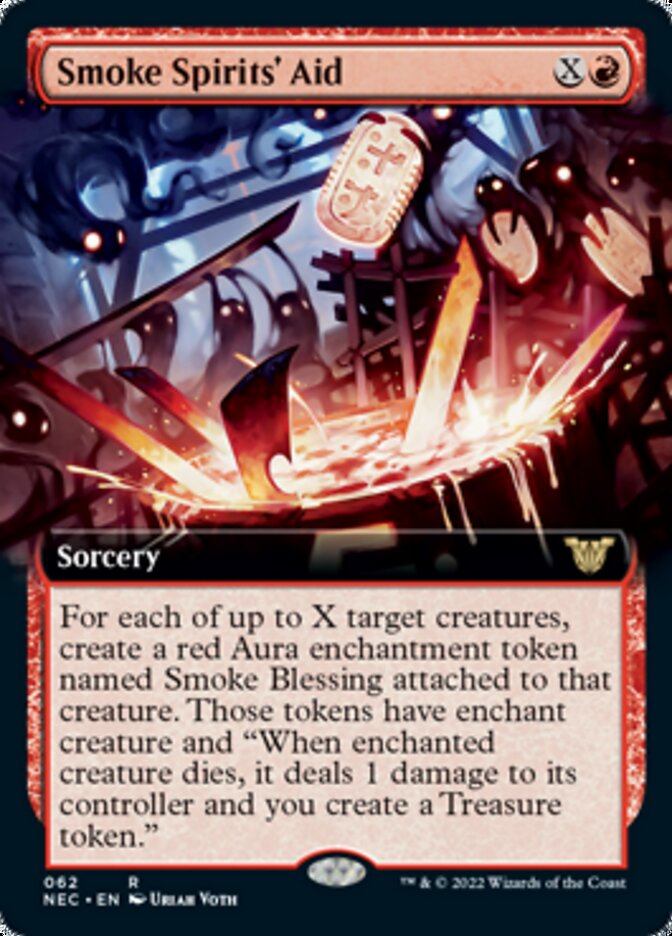 Smoke Spirits' Aid (Extended Art) [Kamigawa: Neon Dynasty Commander] | I Want That Stuff Brandon