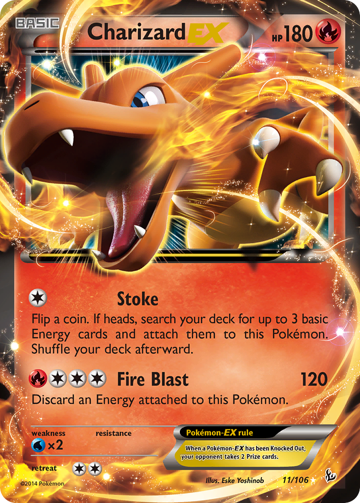 Charizard EX (11/106) [XY: Flashfire] | I Want That Stuff Brandon