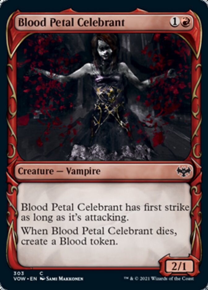 Blood Petal Celebrant (Showcase Fang Frame) [Innistrad: Crimson Vow] | I Want That Stuff Brandon