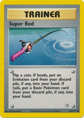Super Rod (103/111) [Neo Genesis Unlimited] | I Want That Stuff Brandon