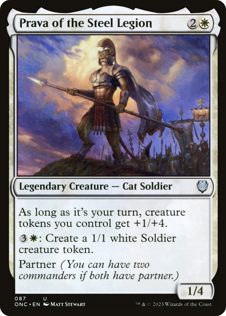 Prava of the Steel Legion [Phyrexia: All Will Be One Commander] | I Want That Stuff Brandon
