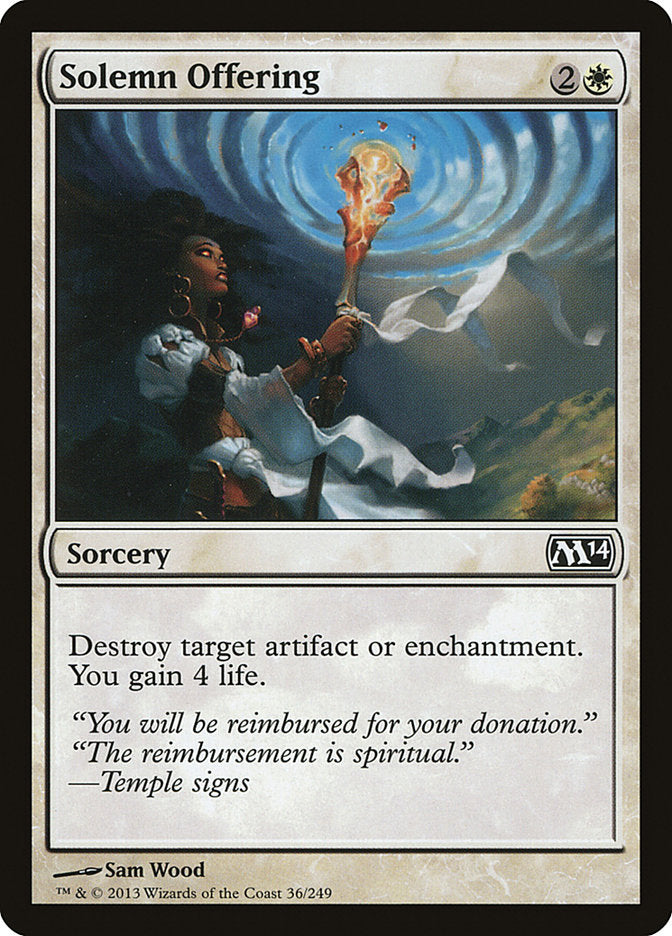 Solemn Offering [Magic 2014] | I Want That Stuff Brandon