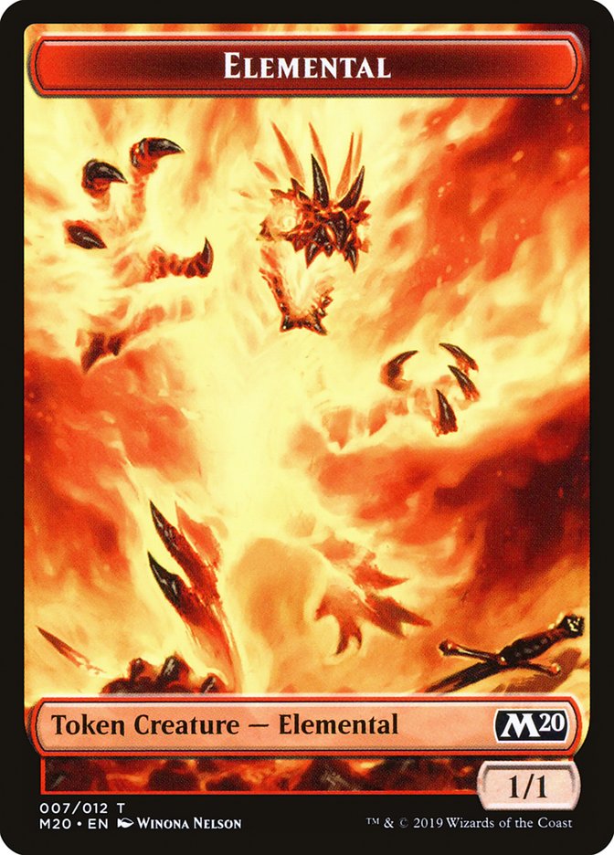 Elemental Token [Core Set 2020 Tokens] | I Want That Stuff Brandon