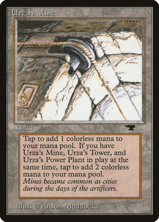 Urza's Mine (Pulley Embedded in Stone) [Antiquities] | I Want That Stuff Brandon