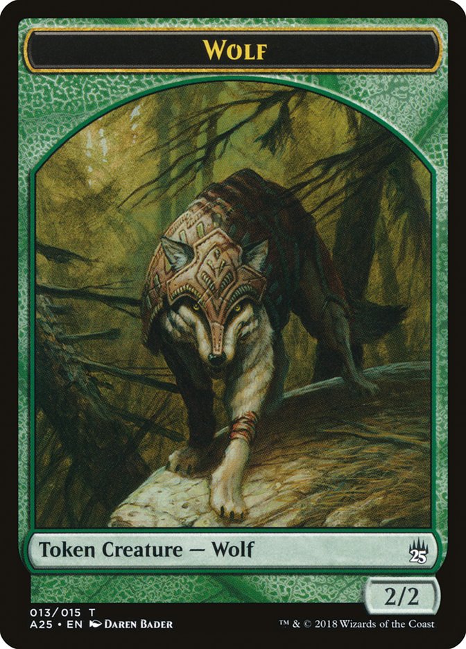 Wolf Token [Masters 25 Tokens] | I Want That Stuff Brandon