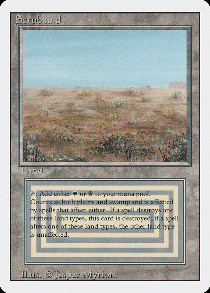 Scrubland [Revised Edition] | I Want That Stuff Brandon