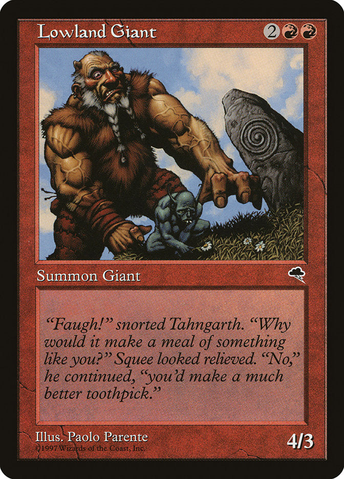 Lowland Giant [Tempest] | I Want That Stuff Brandon