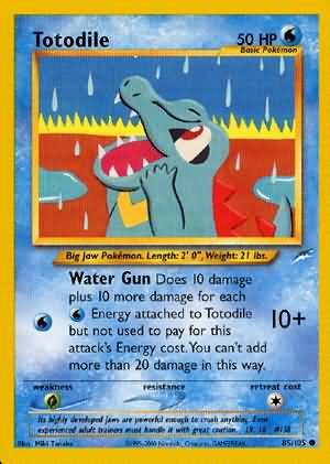 Totodile (85/105) [Neo Destiny Unlimited] | I Want That Stuff Brandon