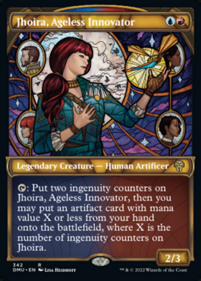 Jhoira, Ageless Innovator (Showcase Textured) [Dominaria United] | I Want That Stuff Brandon