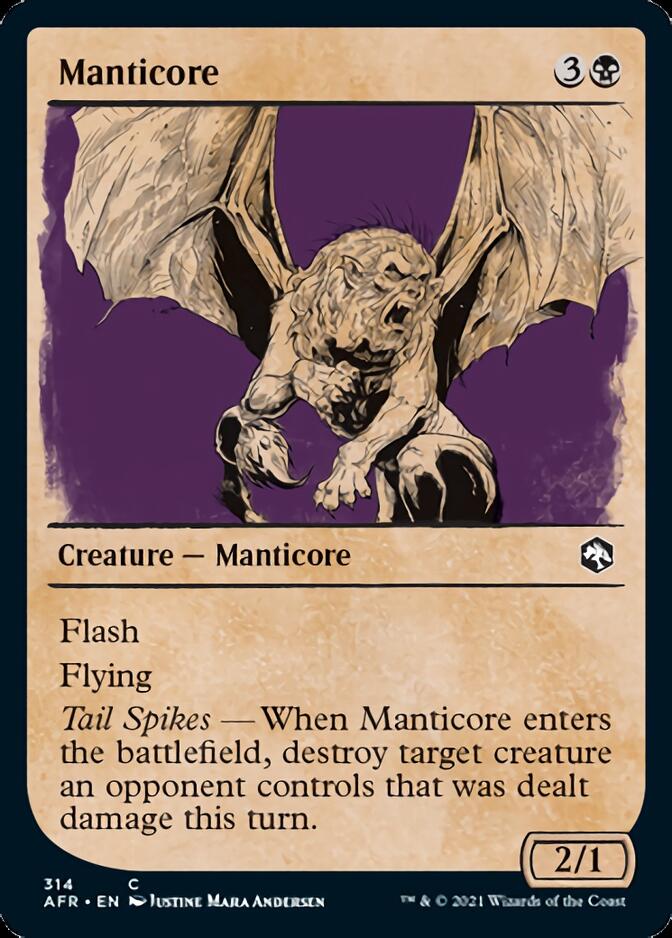 Manticore (Showcase) [Dungeons & Dragons: Adventures in the Forgotten Realms] | I Want That Stuff Brandon