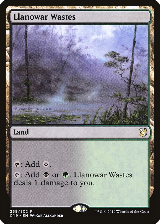 Llanowar Wastes [Commander 2019] | I Want That Stuff Brandon