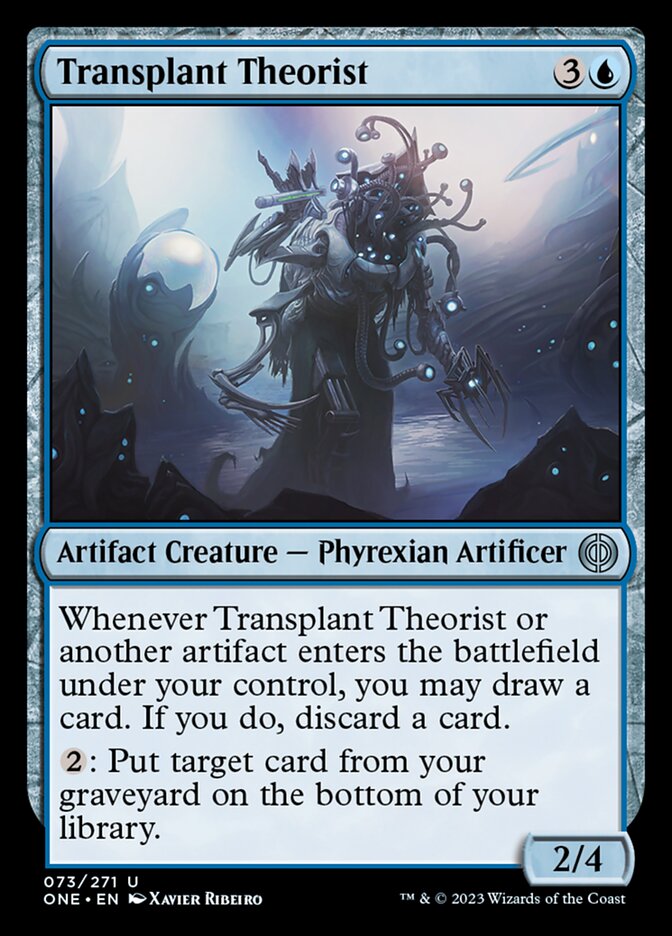 Transplant Theorist [Phyrexia: All Will Be One] | I Want That Stuff Brandon