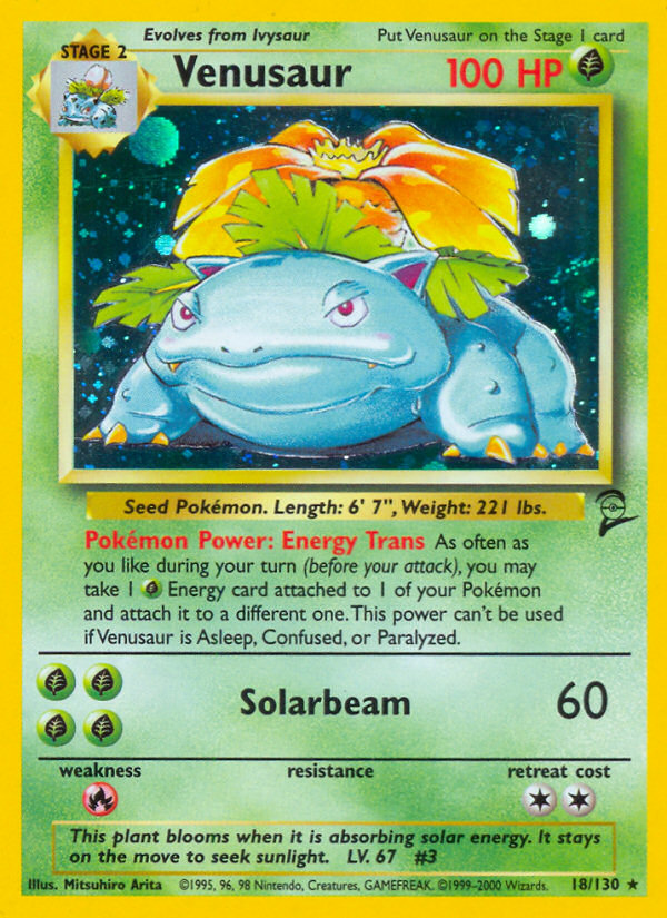 Venusaur (18/130) [Base Set 2] | I Want That Stuff Brandon