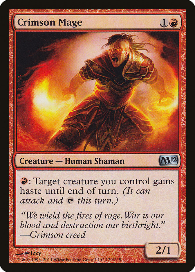 Crimson Mage [Magic 2012] | I Want That Stuff Brandon