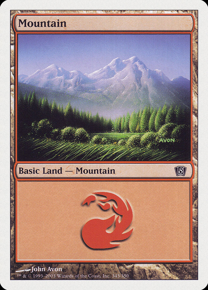 Mountain (343) [Eighth Edition] | I Want That Stuff Brandon