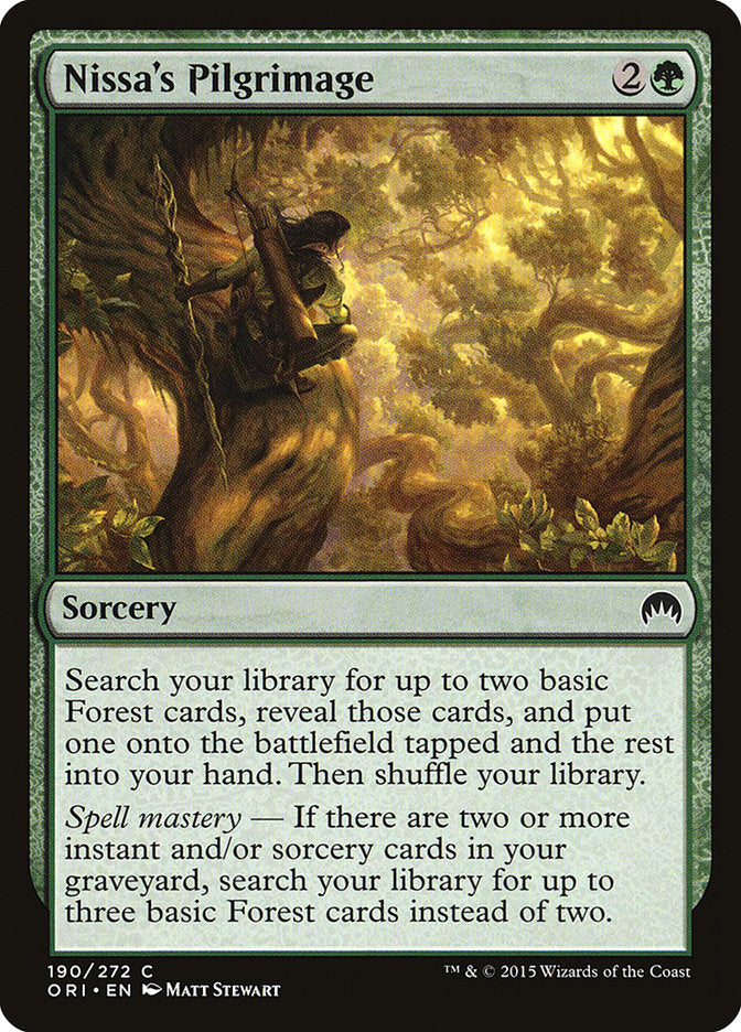 Nissa's Pilgrimage [Magic Origins] | I Want That Stuff Brandon