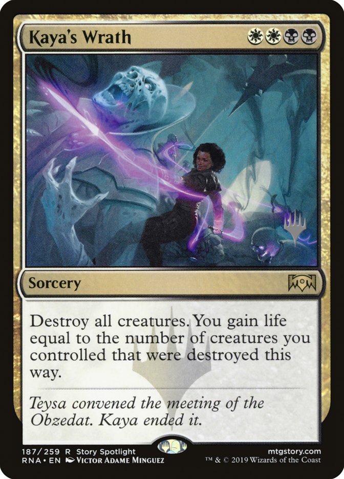 Kaya's Wrath (Promo Pack) [Ravnica Allegiance Promos] | I Want That Stuff Brandon