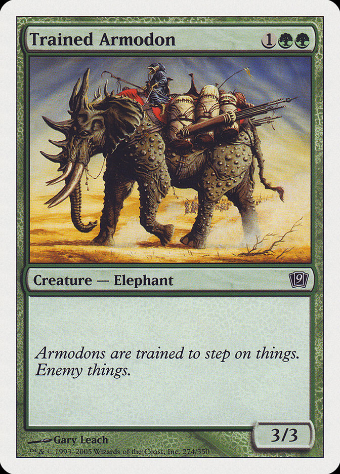 Trained Armodon [Ninth Edition] | I Want That Stuff Brandon