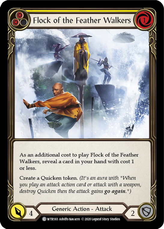 Flock of the Feather Walkers (Yellow) [U-WTR183] (Welcome to Rathe Unlimited)  Unlimited Normal | I Want That Stuff Brandon