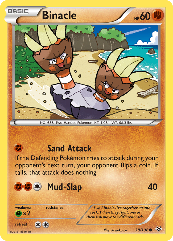 Binacle (38/108) [XY: Roaring Skies] | I Want That Stuff Brandon