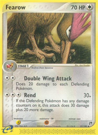 Fearow (37/100) [EX: Sandstorm] | I Want That Stuff Brandon