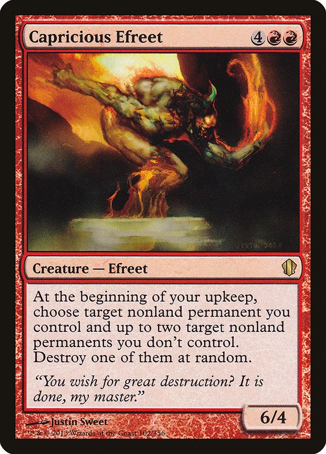 Capricious Efreet [Commander 2013] | I Want That Stuff Brandon