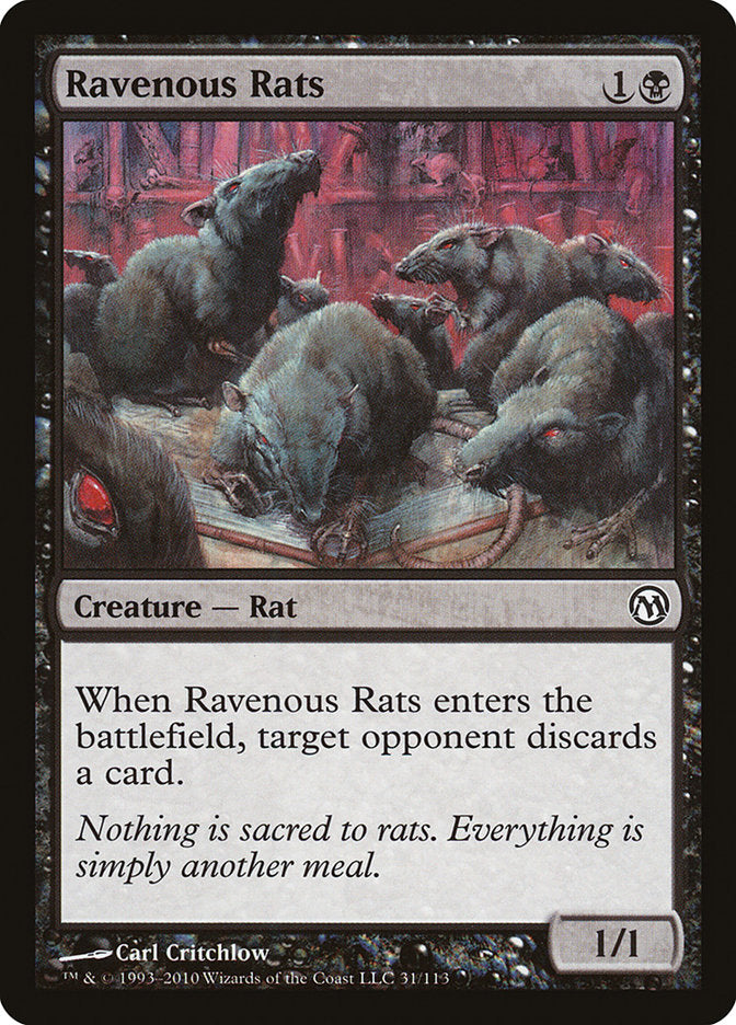 Ravenous Rats [Duels of the Planeswalkers] | I Want That Stuff Brandon