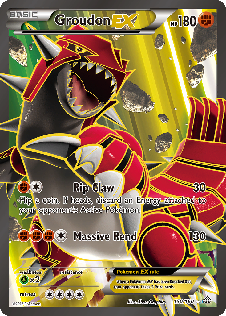 Groudon EX (150/160) [XY: Primal Clash] | I Want That Stuff Brandon