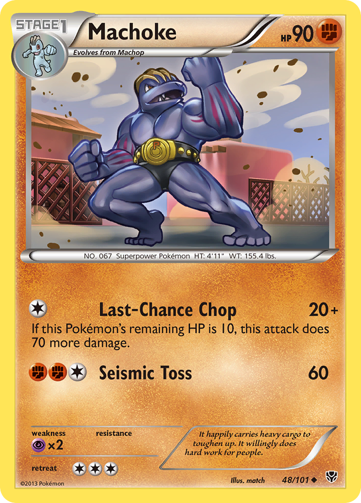 Machoke (48/101) [Black & White: Plasma Blast] | I Want That Stuff Brandon