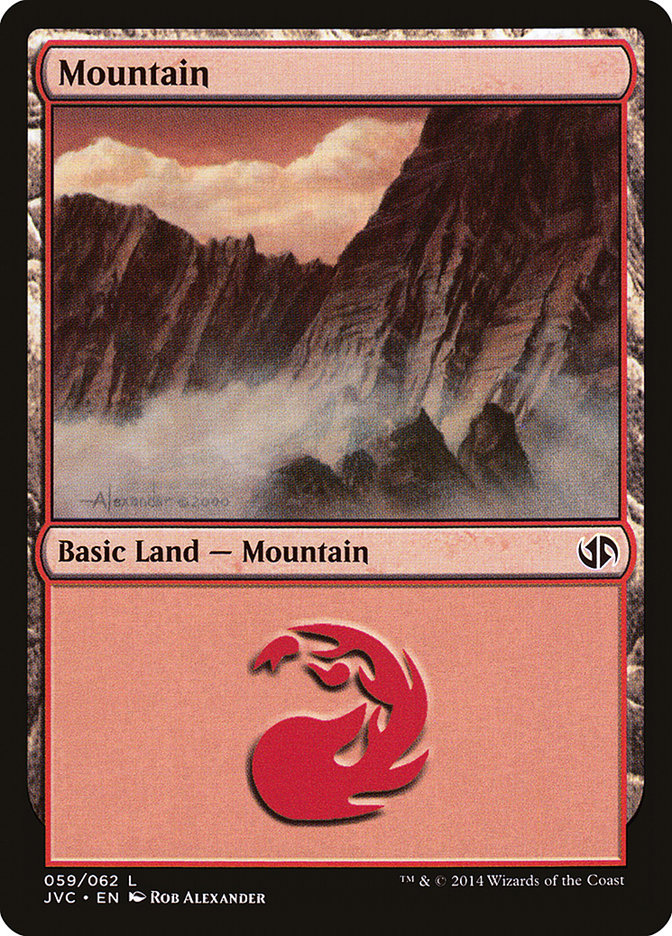 Mountain (61) [Duel Decks Anthology] | I Want That Stuff Brandon