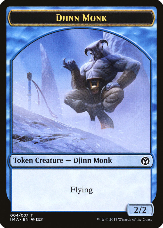 Djinn Monk Token [Iconic Masters Tokens] | I Want That Stuff Brandon