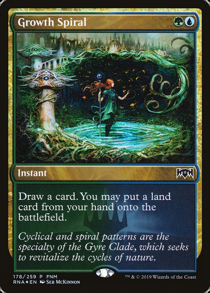 Growth Spiral (FNM) [Ravnica Allegiance Promos] | I Want That Stuff Brandon