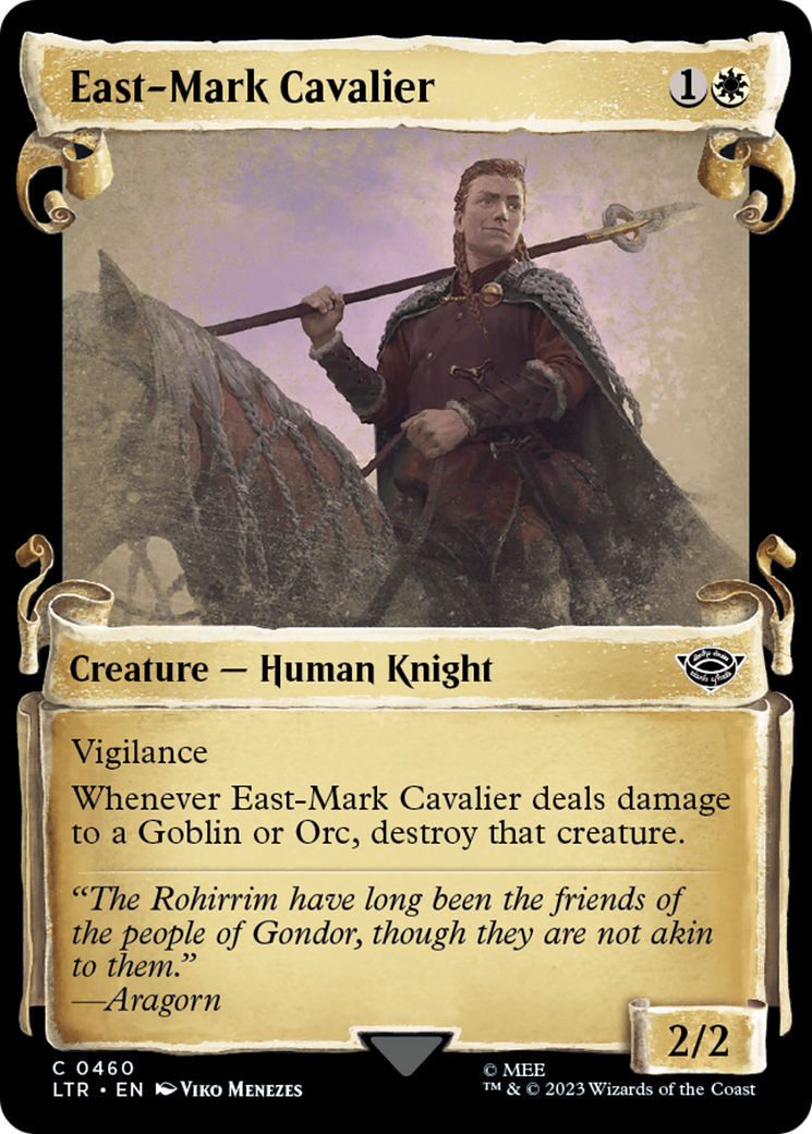 East-Mark Cavalier [The Lord of the Rings: Tales of Middle-Earth Showcase Scrolls] | I Want That Stuff Brandon