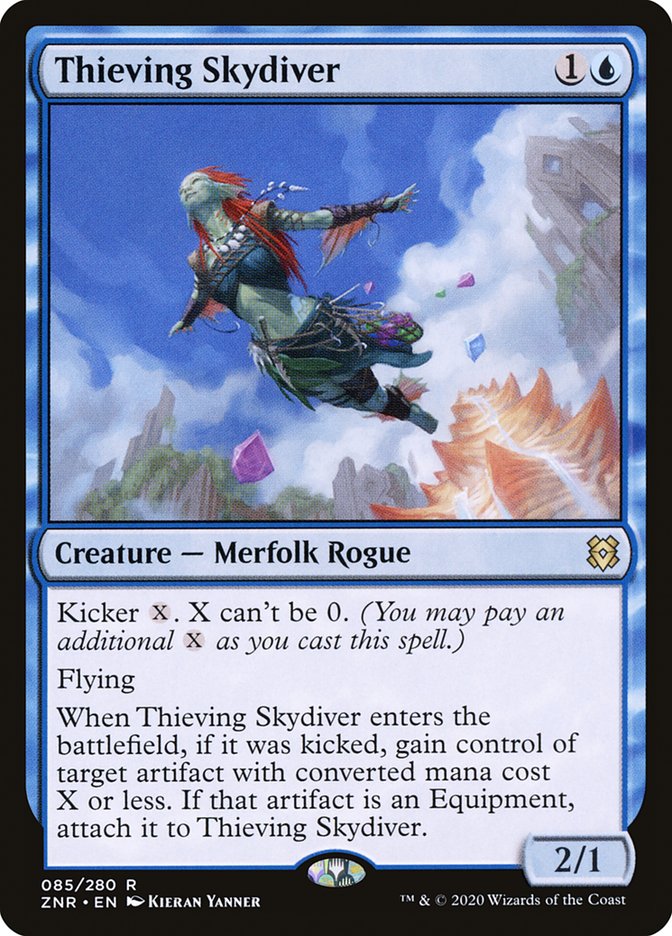 Thieving Skydiver [Zendikar Rising] | I Want That Stuff Brandon