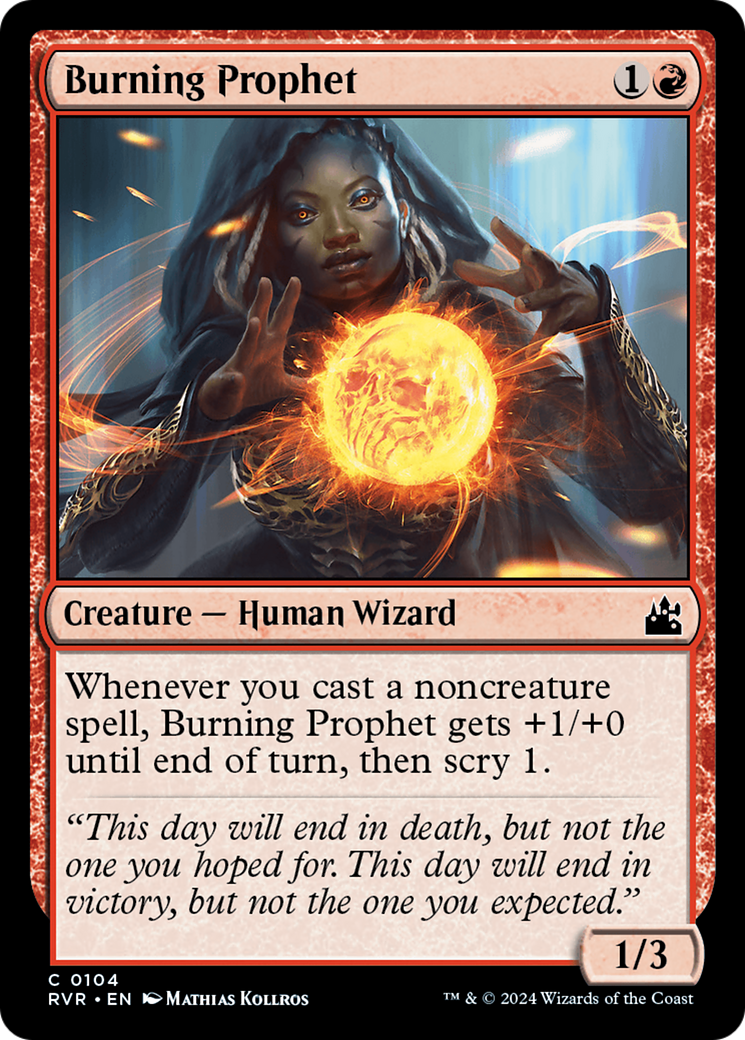 Burning Prophet [Ravnica Remastered] | I Want That Stuff Brandon