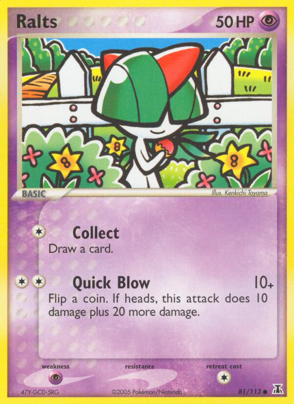 Ralts (81/113) [EX: Delta Species] | I Want That Stuff Brandon