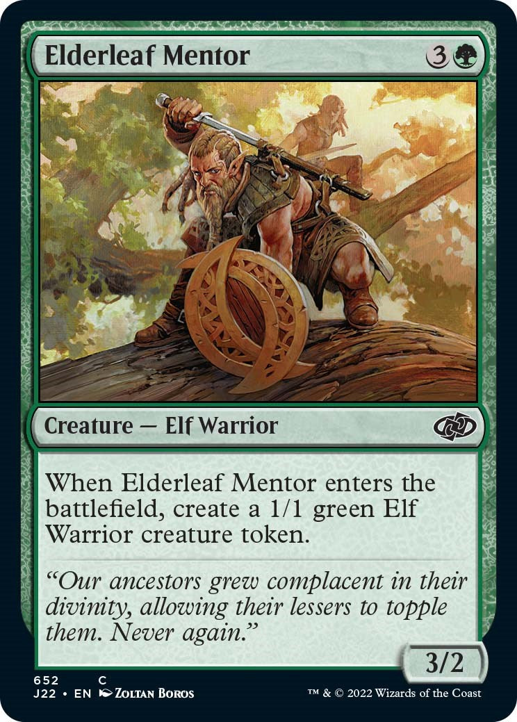 Elderleaf Mentor [Jumpstart 2022] | I Want That Stuff Brandon