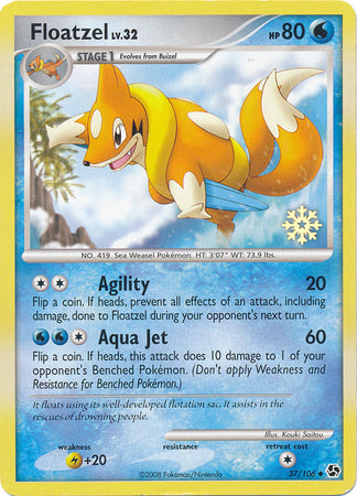 Floatzel (37/106) [Countdown Calendar Promos] | I Want That Stuff Brandon