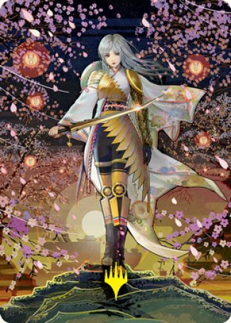 The Wandering Emperor 2 Art Card (Gold-Stamped Signature) [Kamigawa: Neon Dynasty Art Series] | I Want That Stuff Brandon