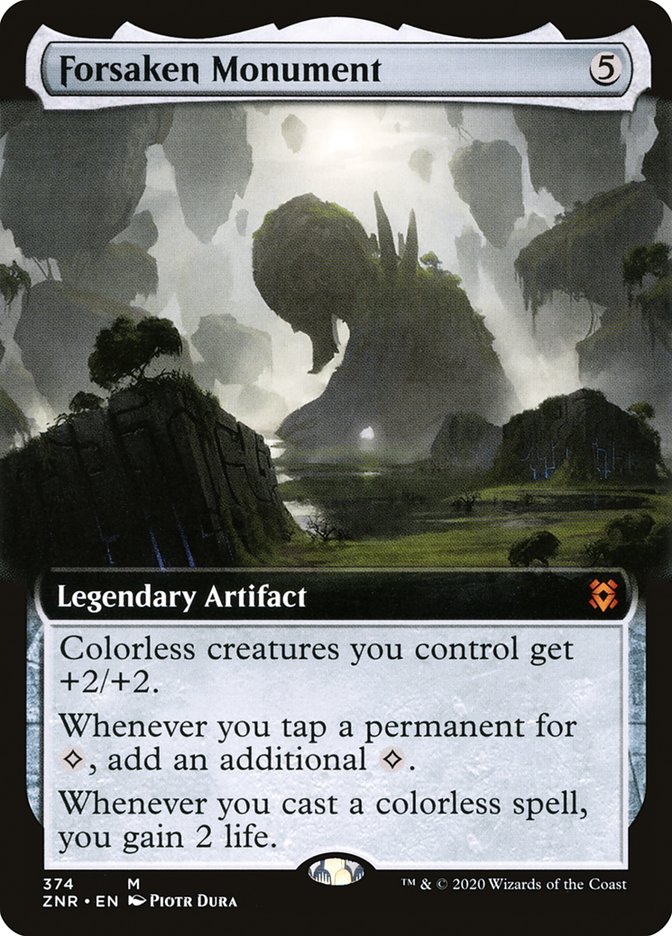 Forsaken Monument (Extended Art) [Zendikar Rising] | I Want That Stuff Brandon