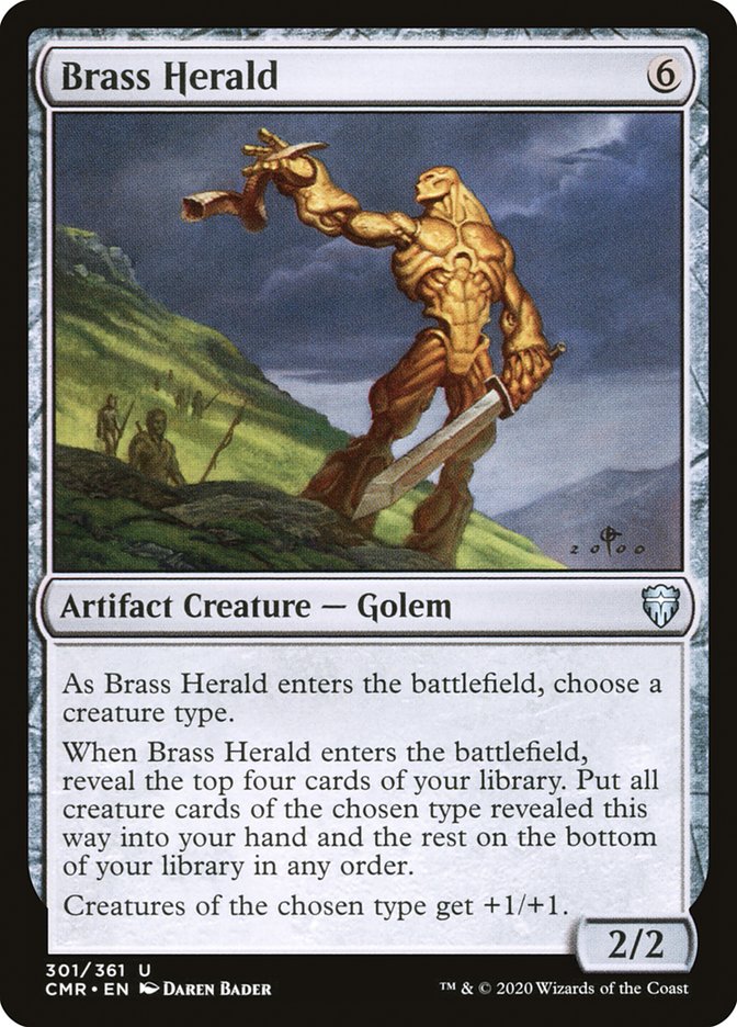 Brass Herald [Commander Legends] | I Want That Stuff Brandon